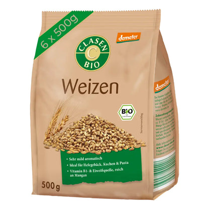 6x Bio Weizen in Demeter Qualität Clasen Bio