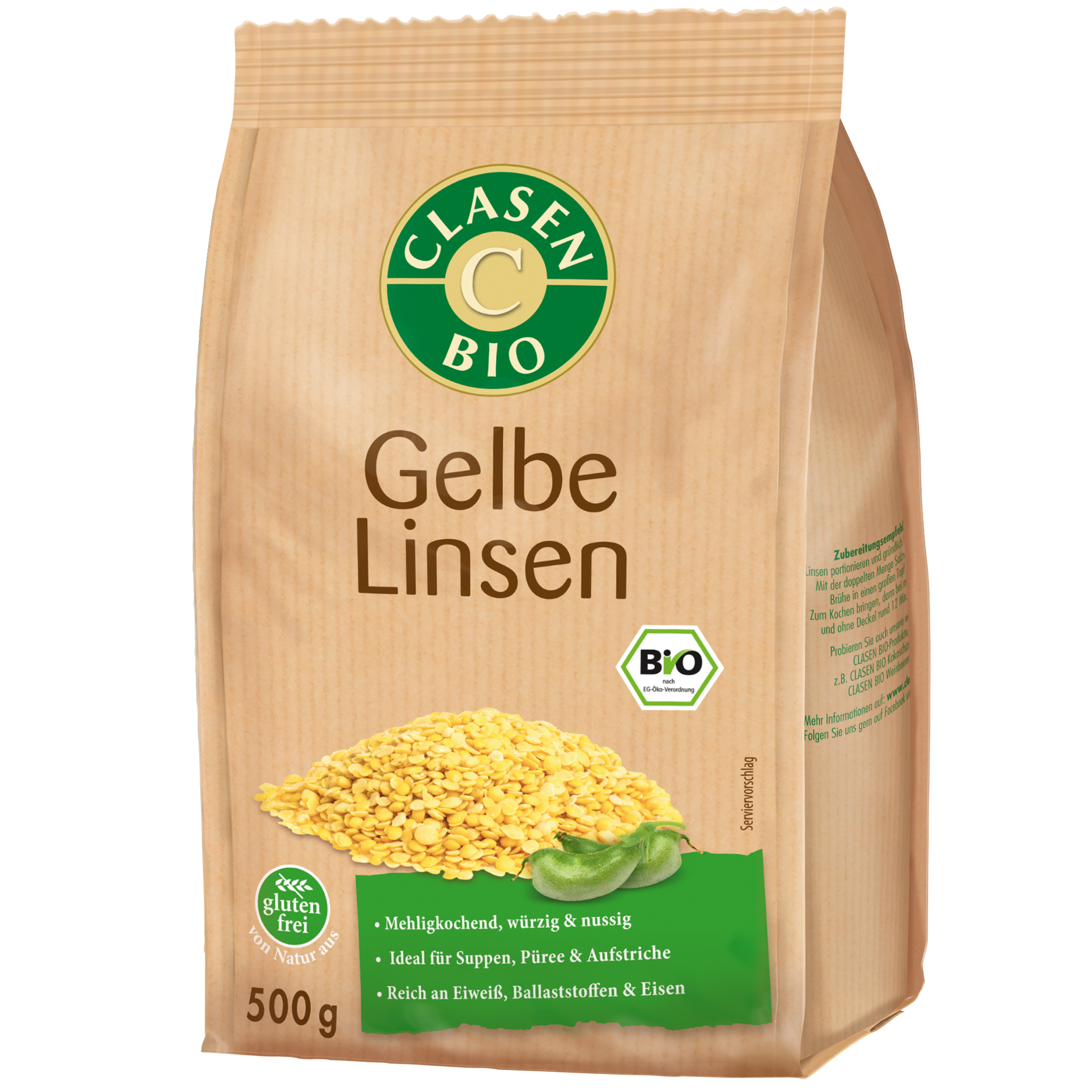 Bio Linsen (gelb)