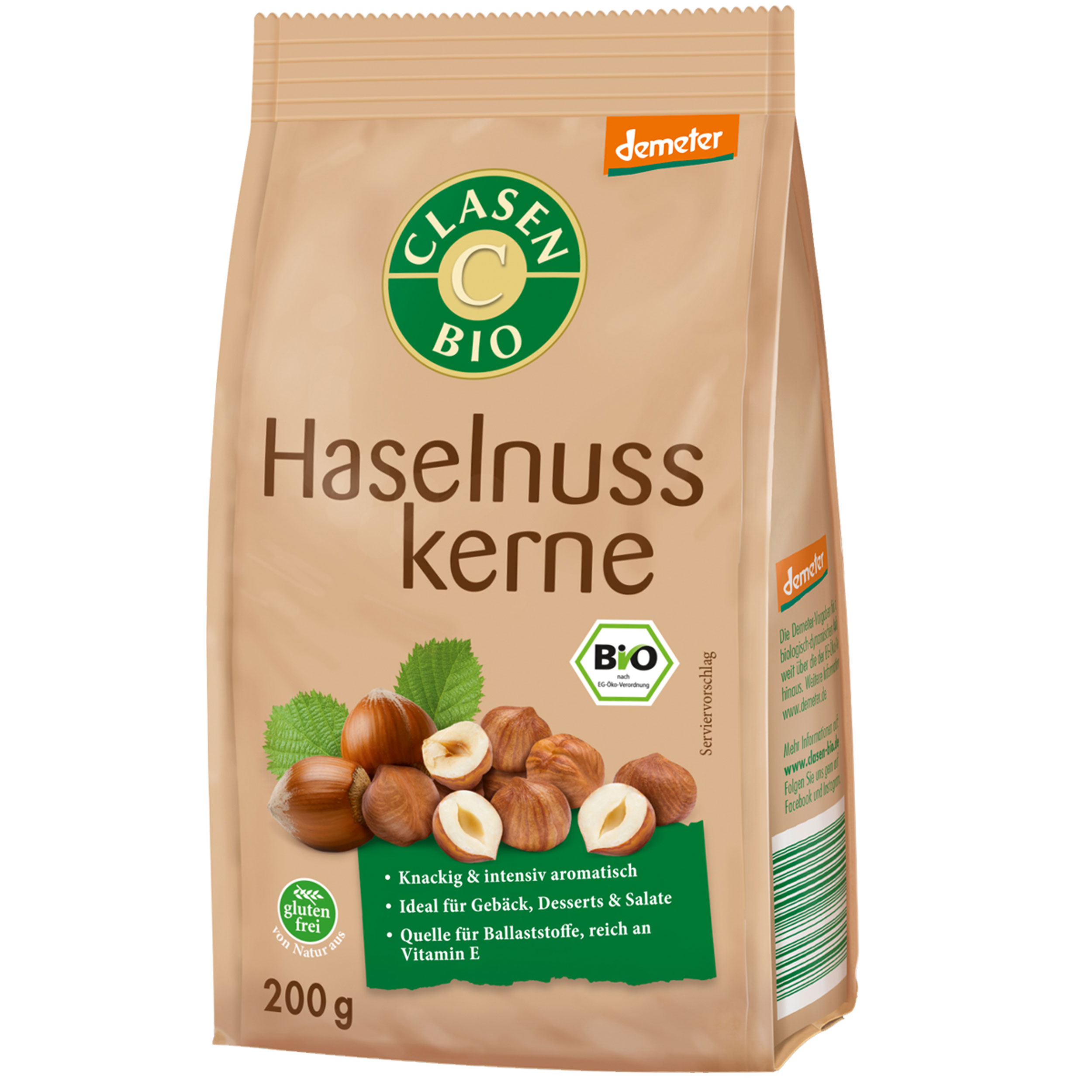Bio Haselnusskerne in Demeter Qualität  Bio Haselnusskerne in Demeter Qualität