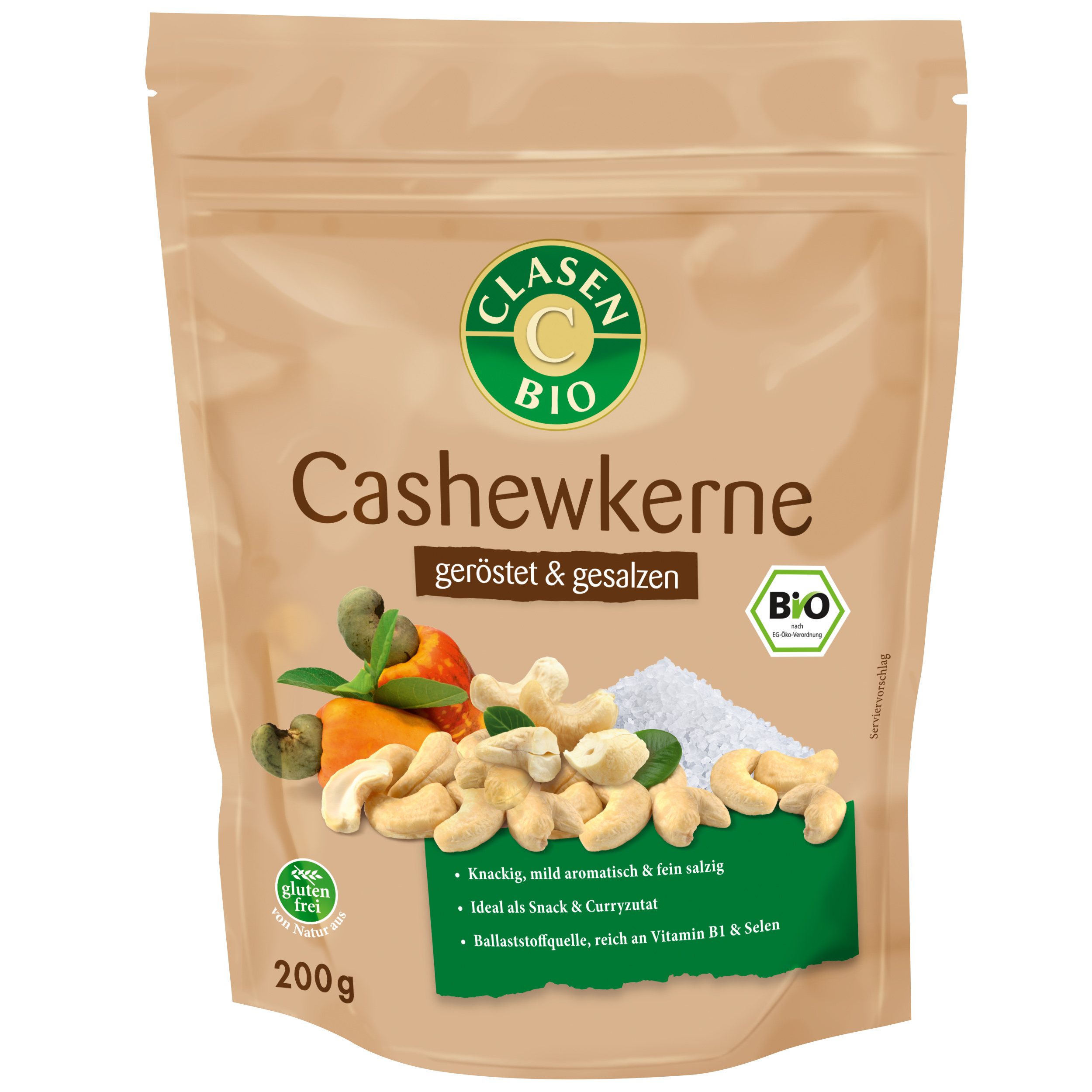 Bio Cashewkerne (geröstet und gesalzen) Bio Cashewkerne (geröstet und gesalzen)