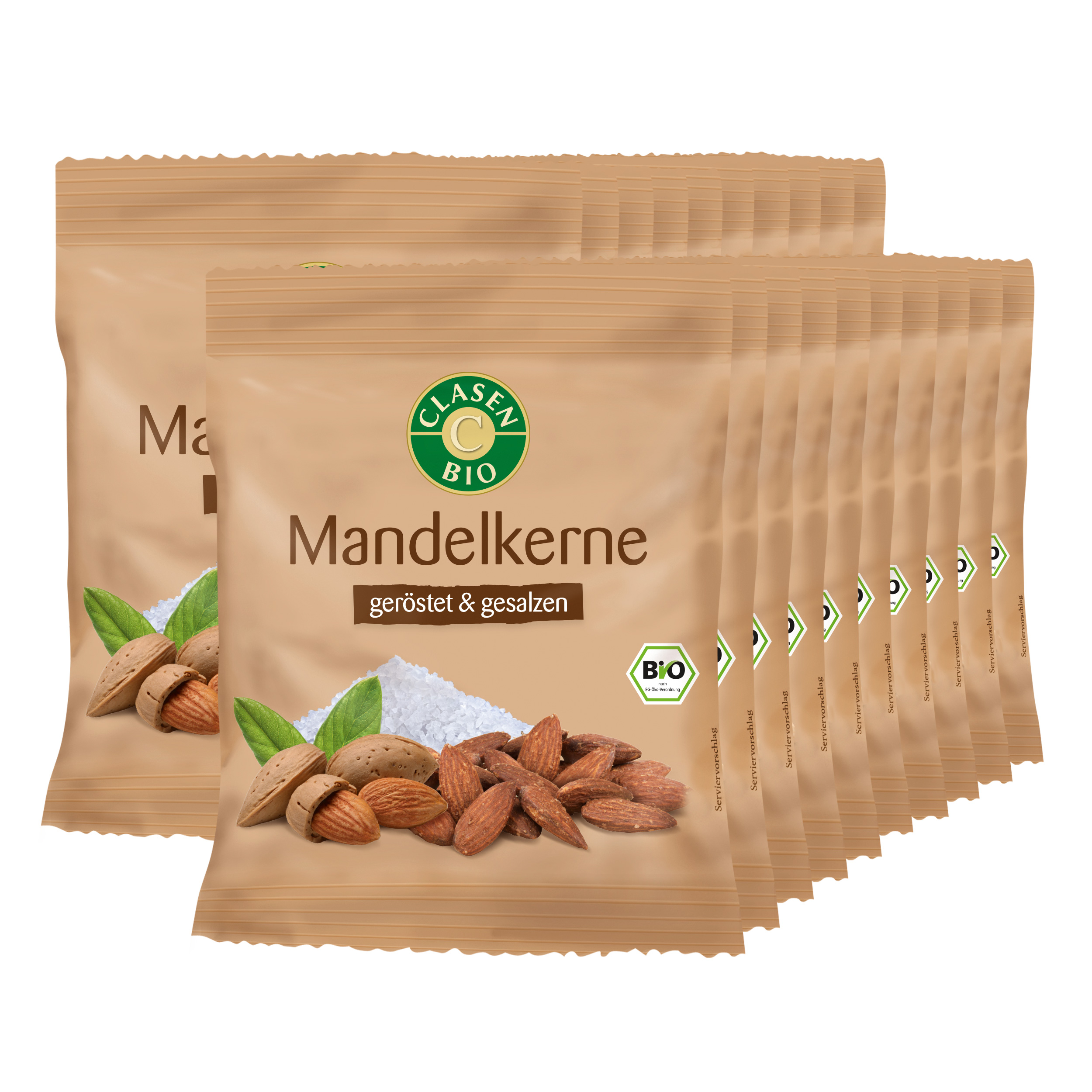 Bio Mandelkerne (geröstet und gesalzen)