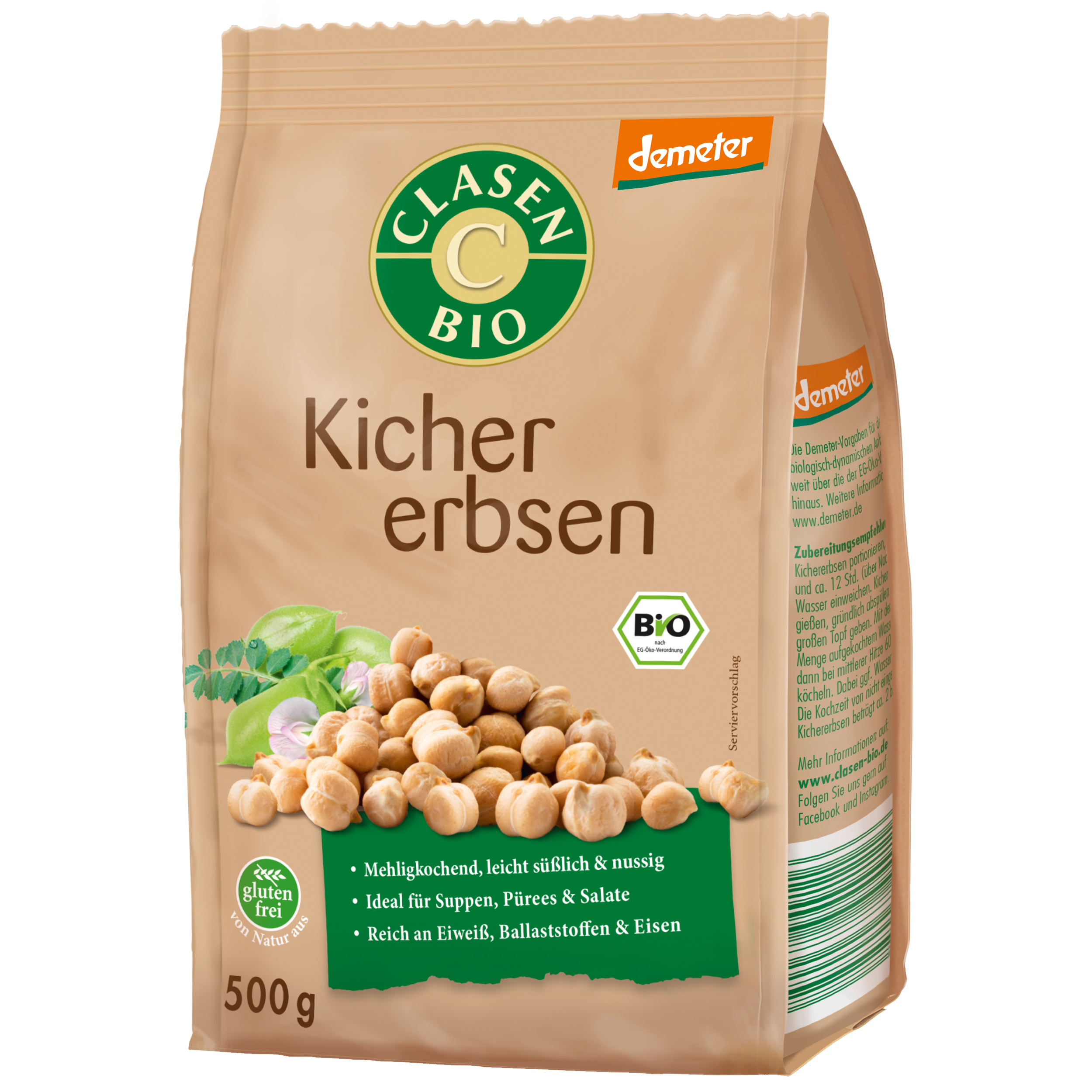 Bio Kichererbsen in Demeter Qualität Bio Kichererbsen in Demeter Qualität