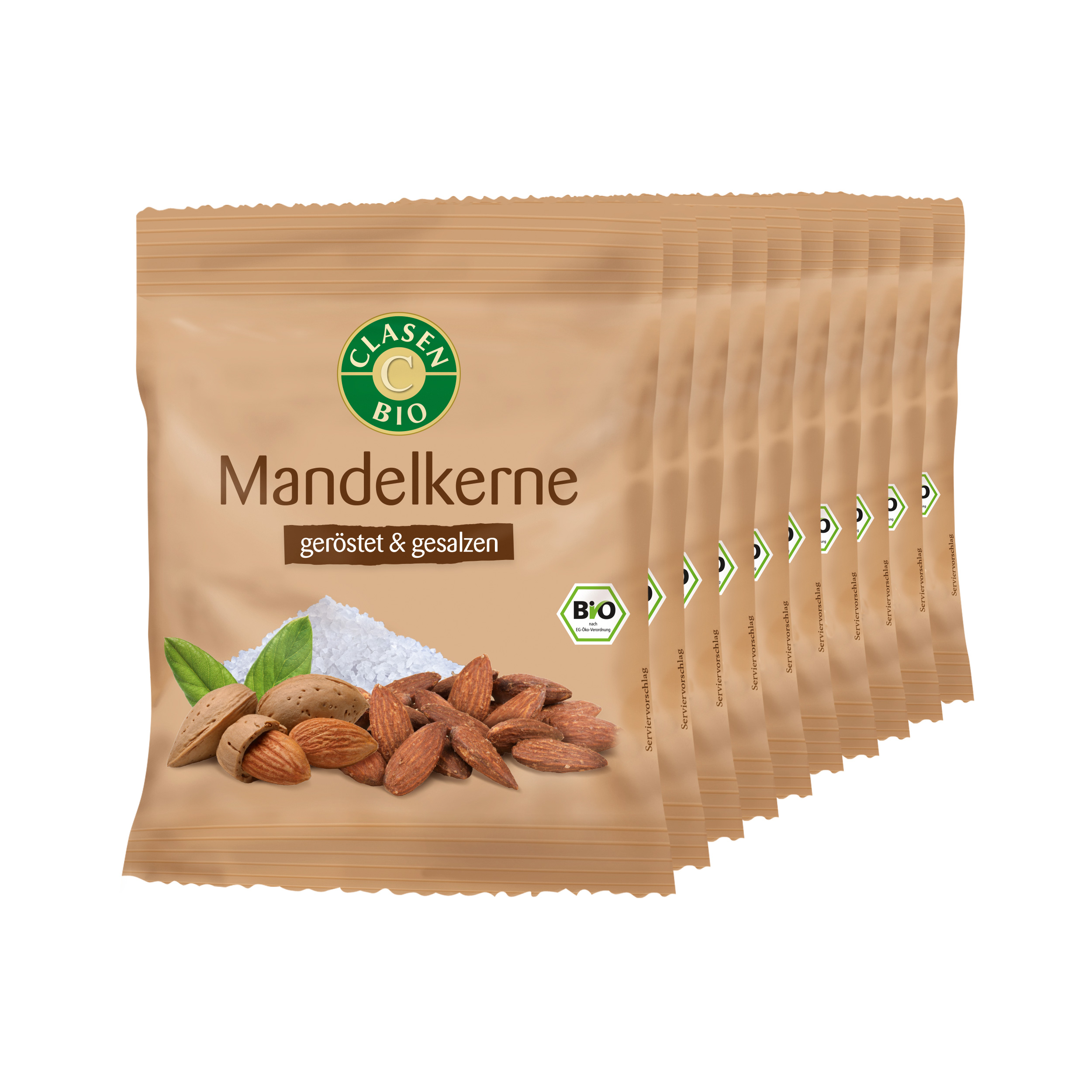 Bio Mandelkerne (geröstet und gesalzen)