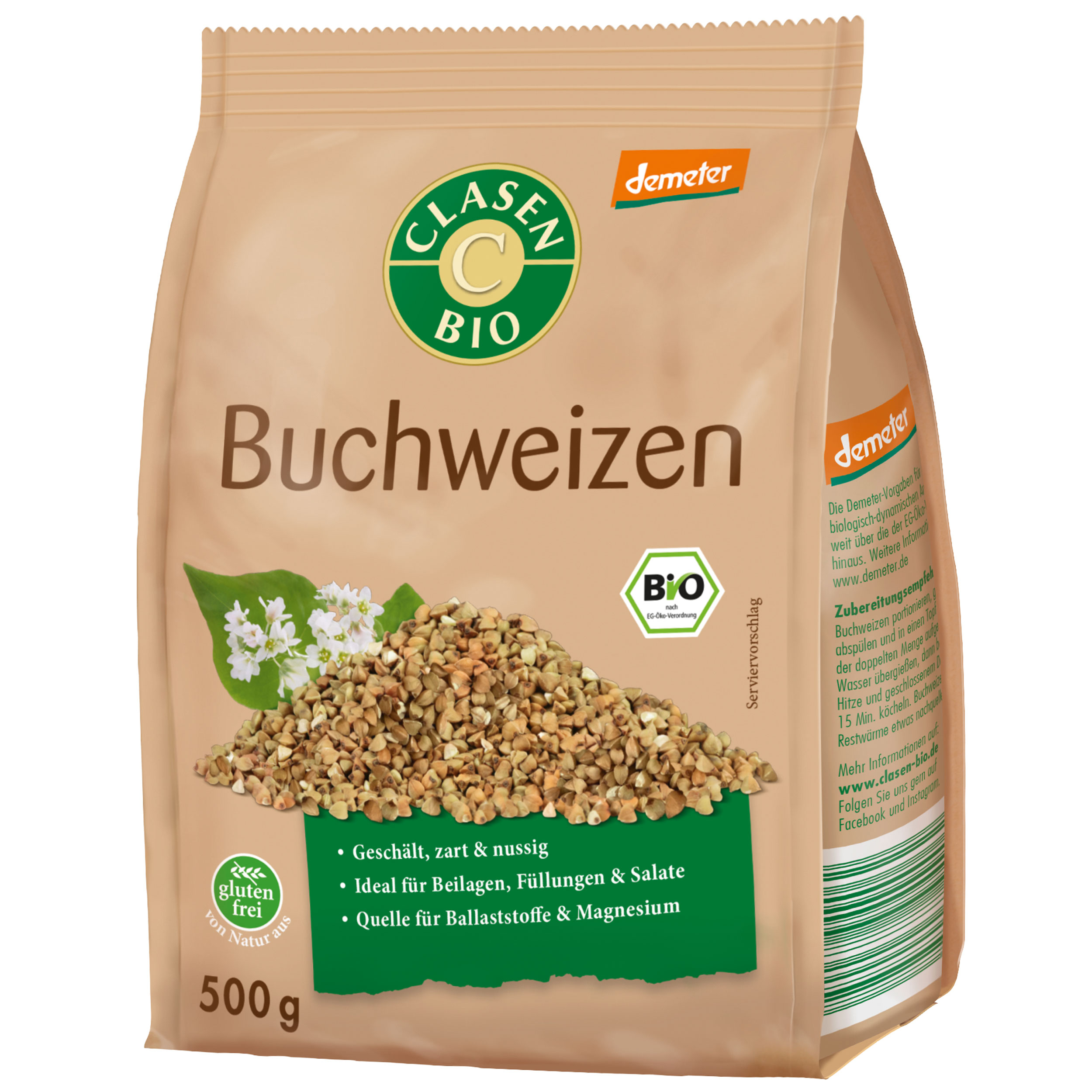 Bio Buchweizen in Demeter Qualität 