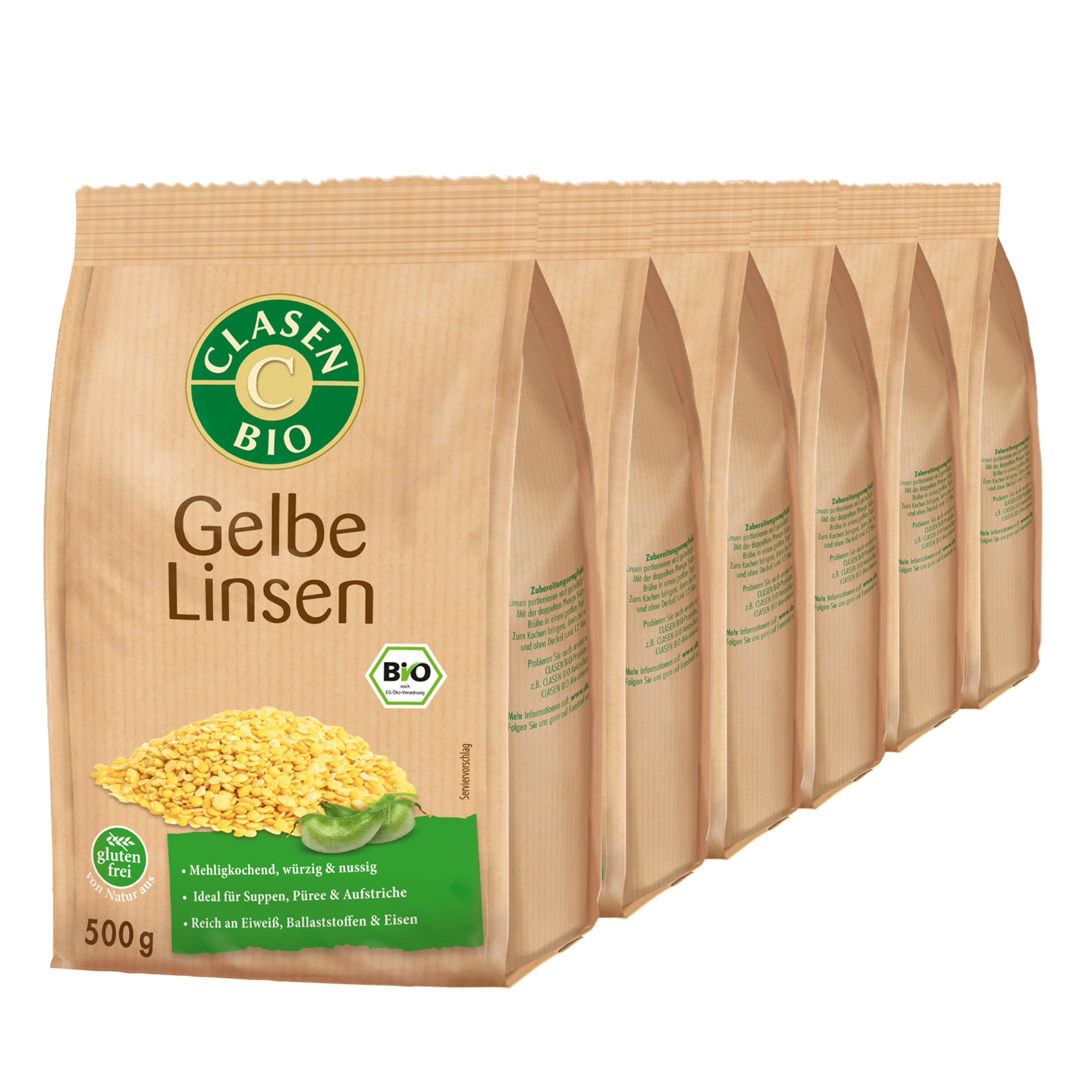 Bio Linsen (gelb)