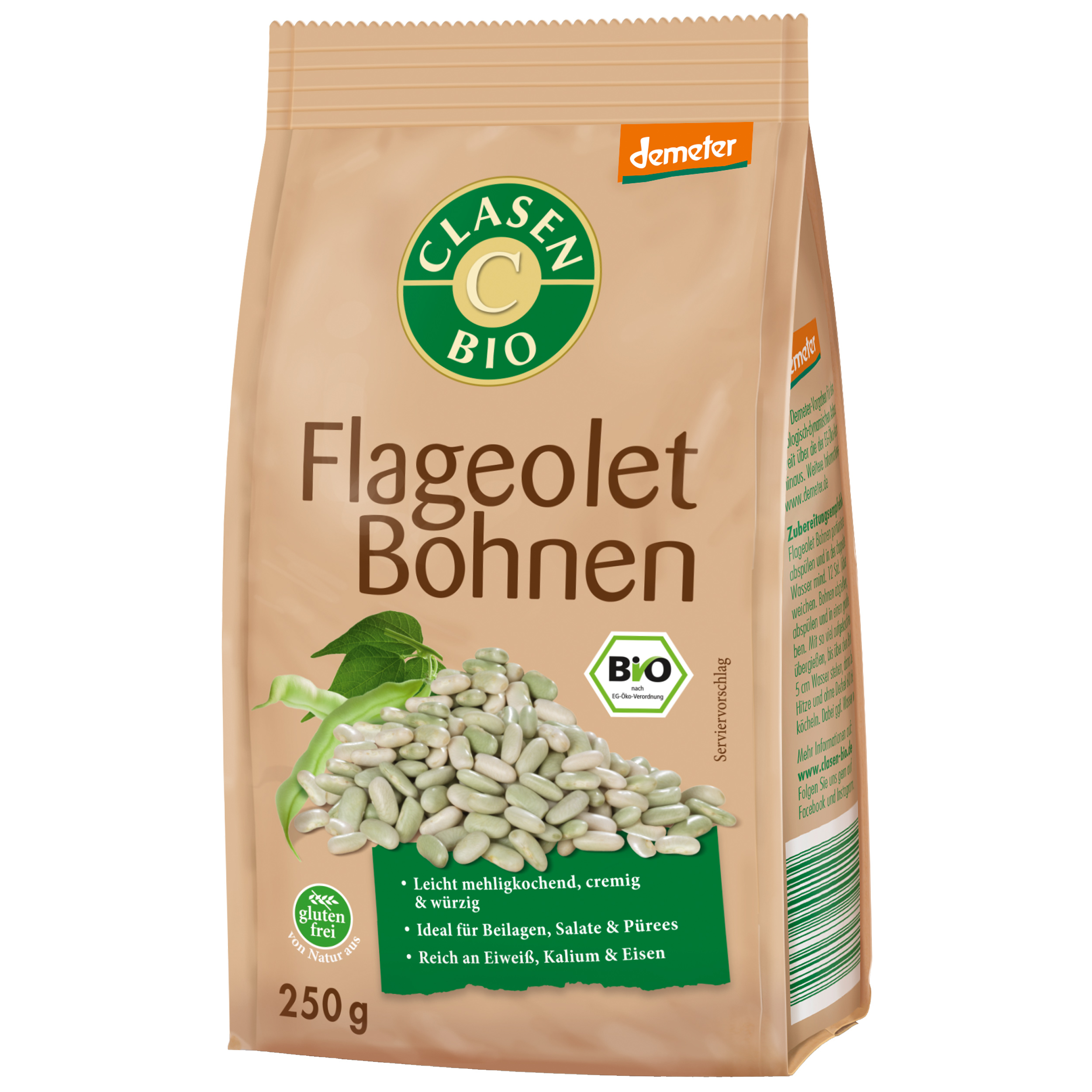 Bio Flageolet Bohnen in Demeter Qualität  Bio Flageolet Bohnen in Demeter Qualität