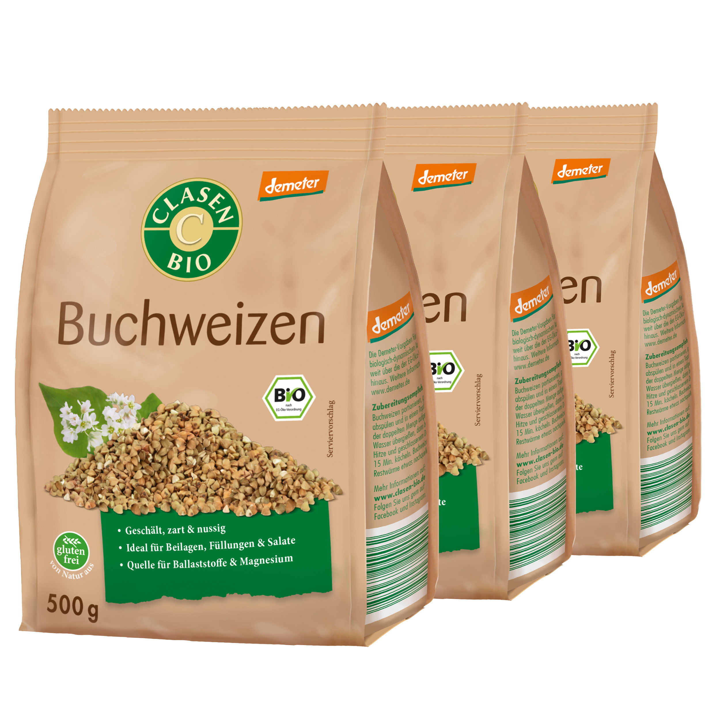 Bio Buchweizen in Demeter Qualität 
