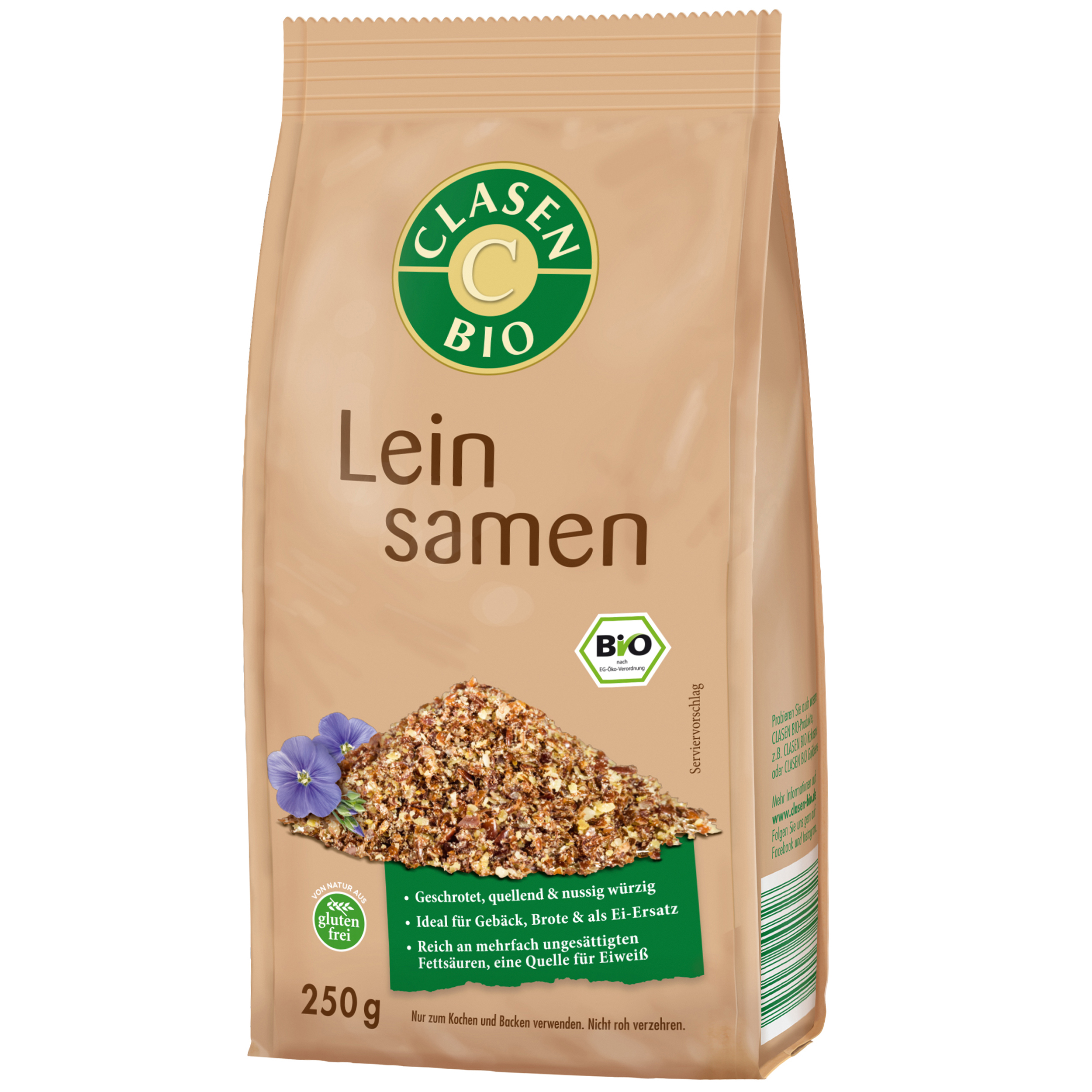 Bio Leinsamen (geschrotet) Bio Leinsamen (geschrotet)