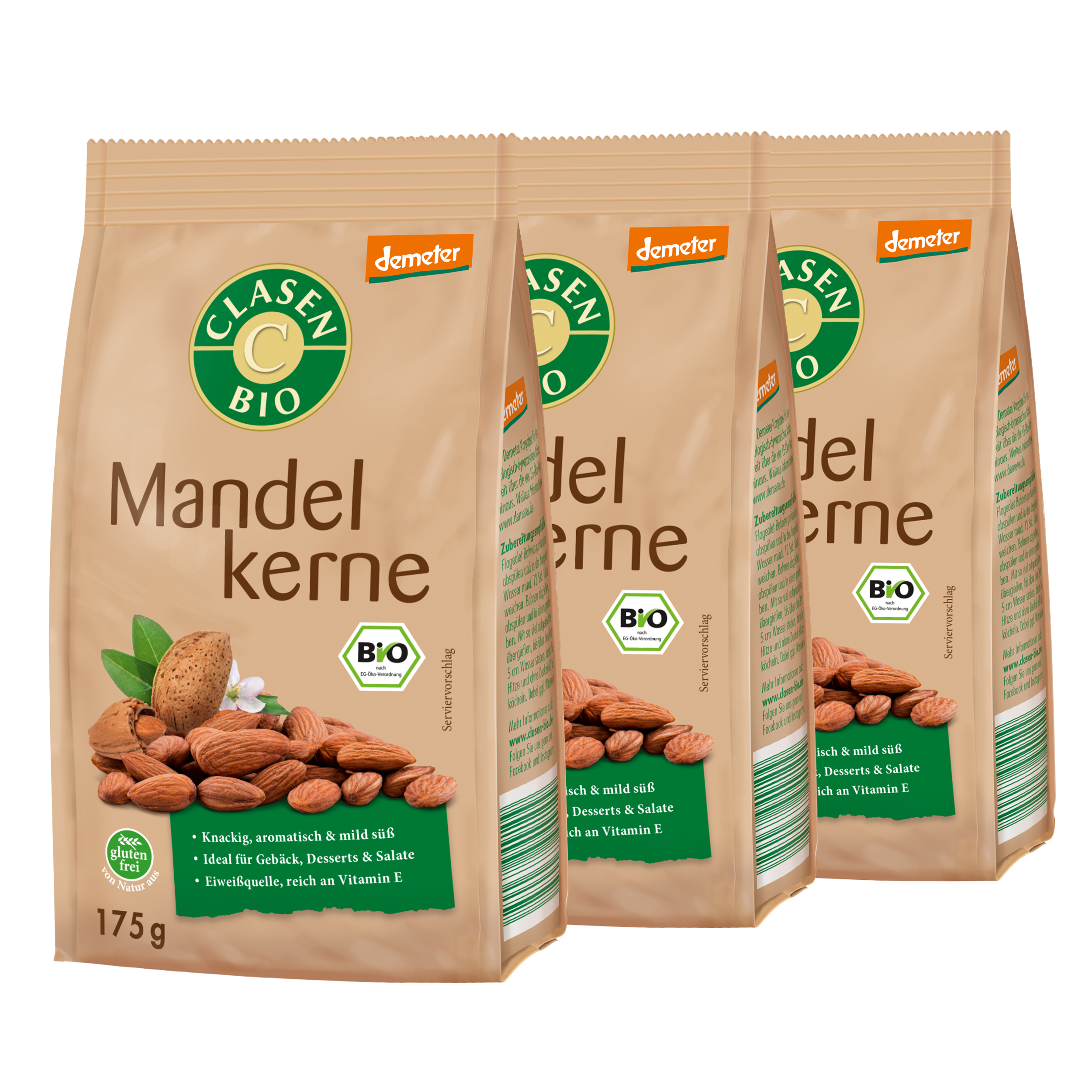 Bio Mandelkerne in Demeter Qualität Bio Mandelkerne in Demeter Qualität