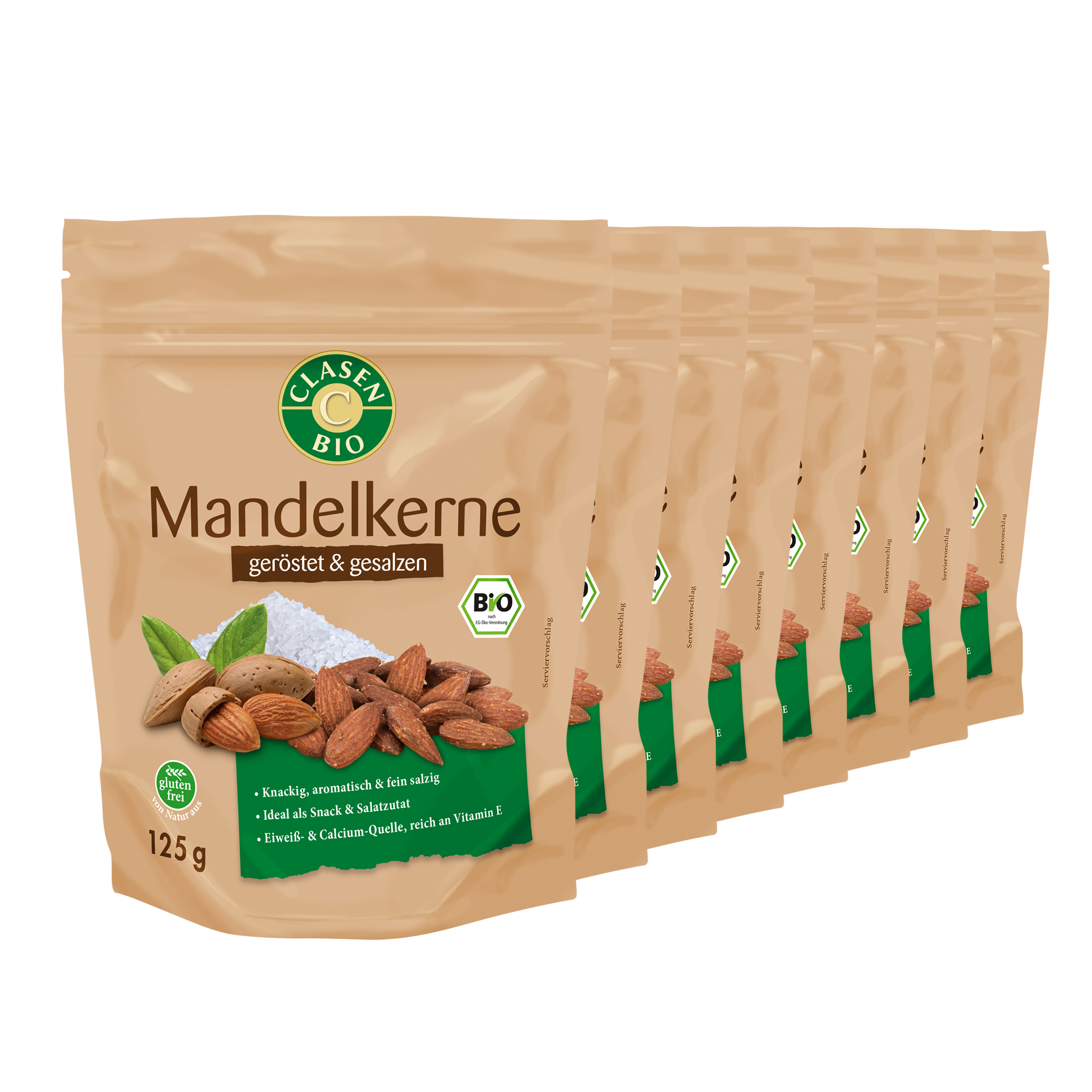 Bio Mandelkerne (geröstet und gesalzen) Bio Mandelkerne (geröstet und gesalzen)