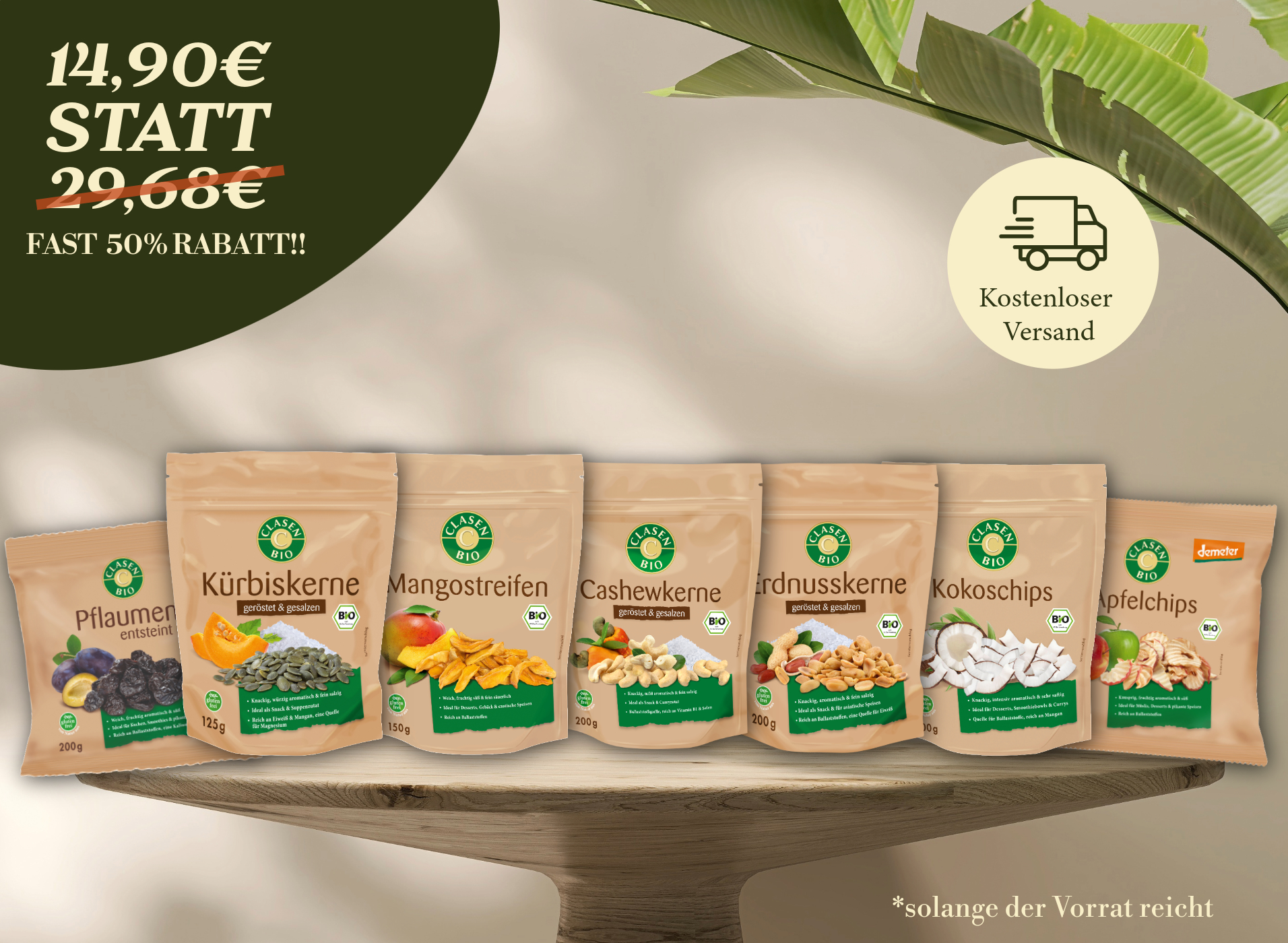 Bio-Snackpaket Bio-Snackpaket