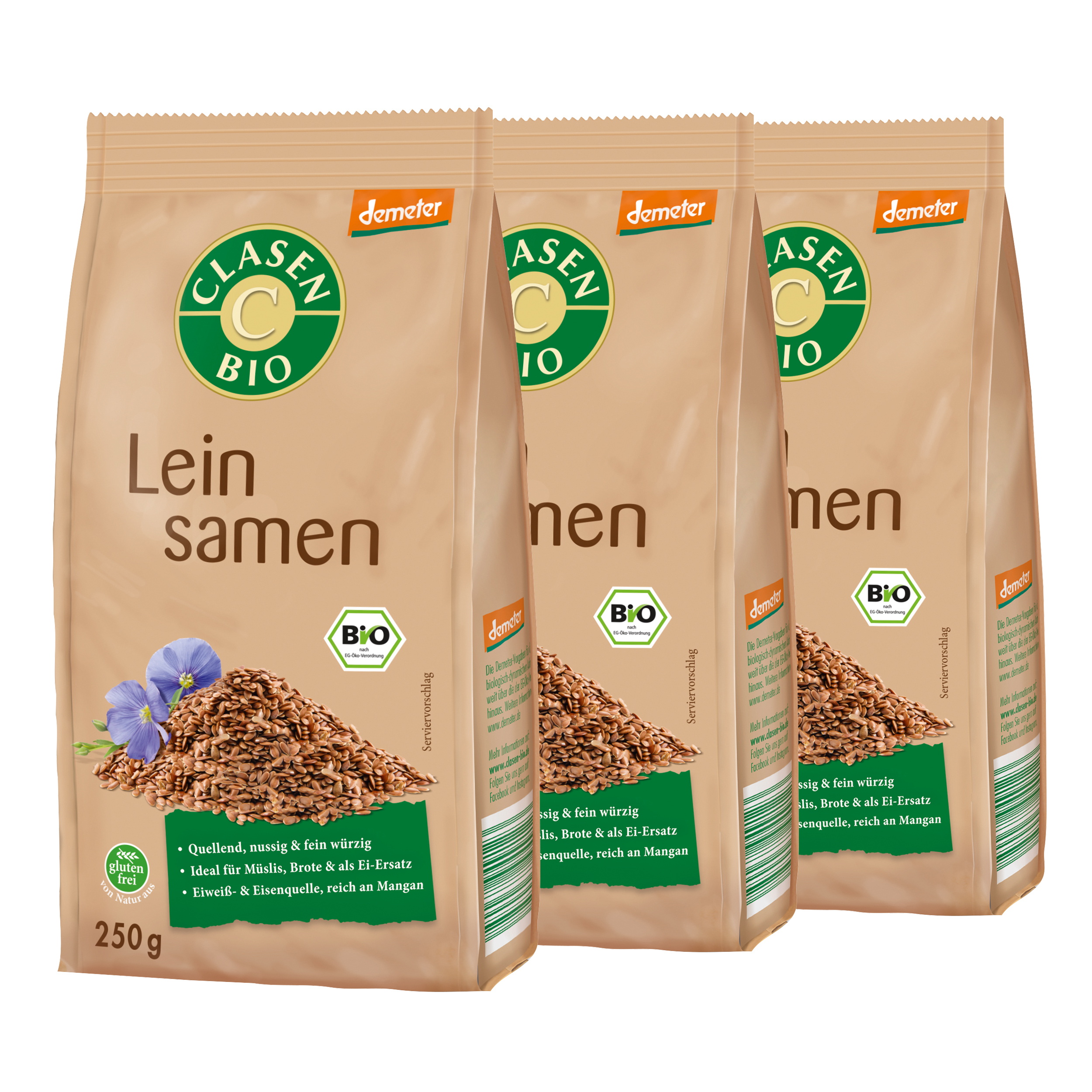 Bio Leinsamen ganz in Demeter Qualität   Bio Leinsamen ganz in Demeter Qualität