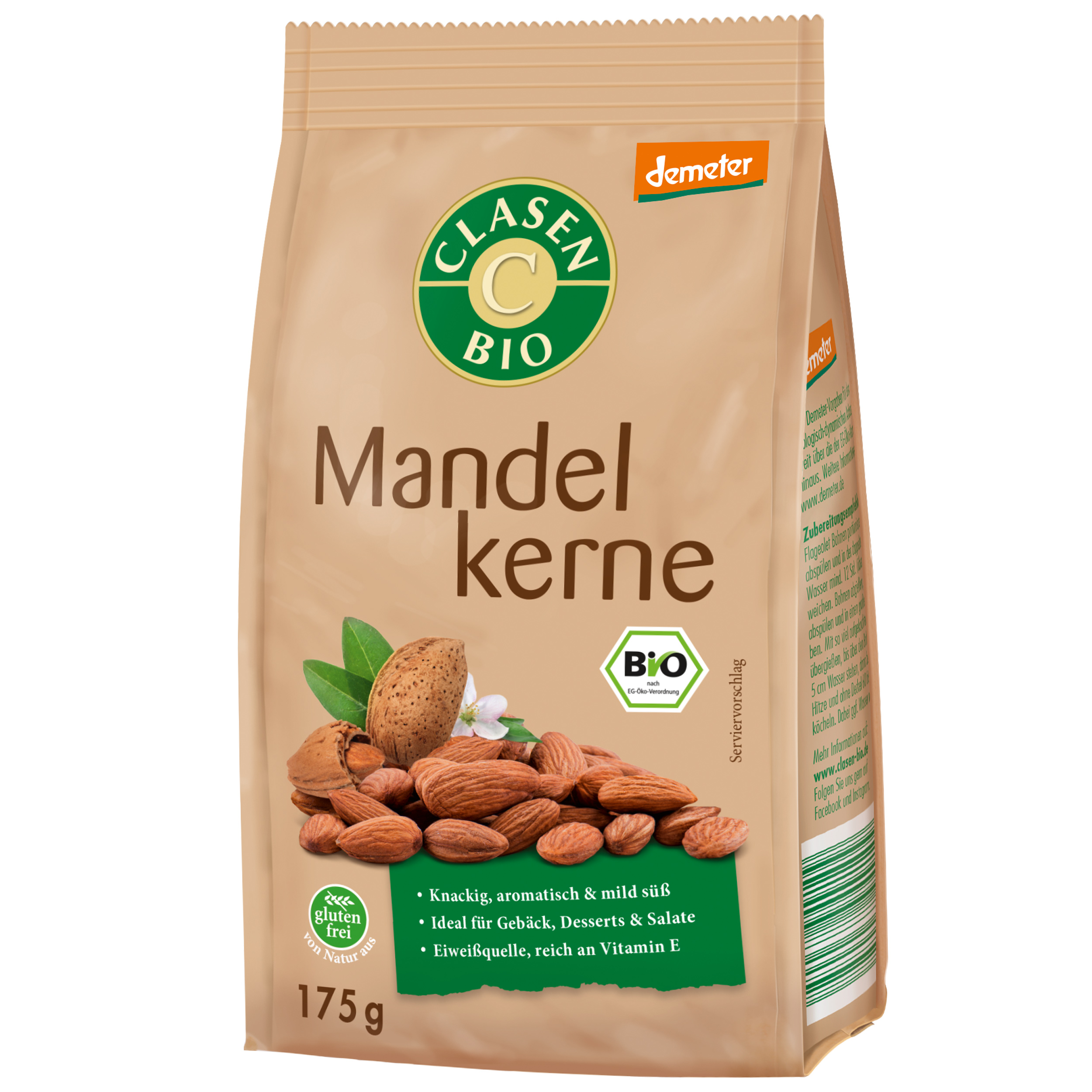 Bio Mandelkerne in Demeter Qualität Bio Mandelkerne in Demeter Qualität
