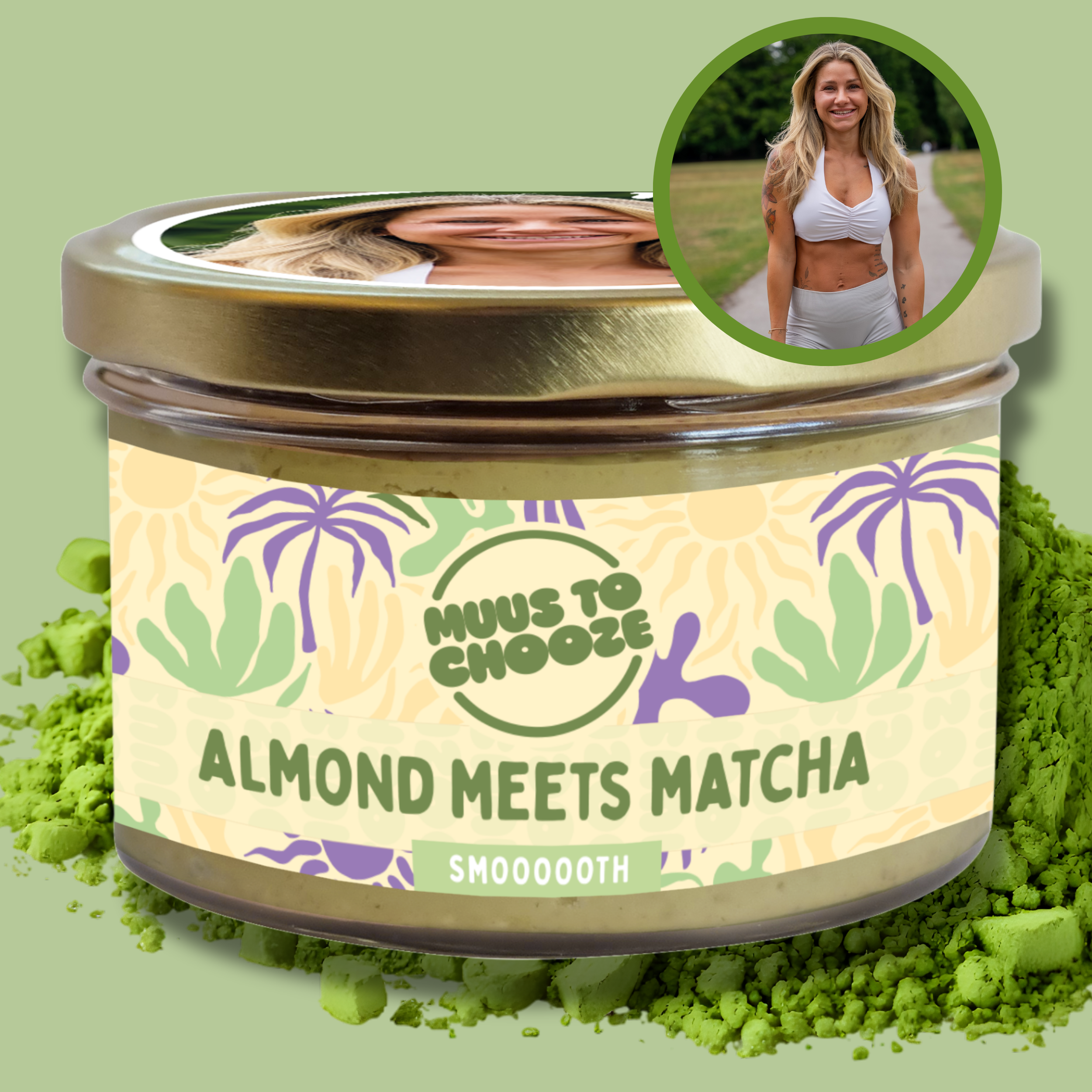 Almond meets Matcha - Toni said yes!