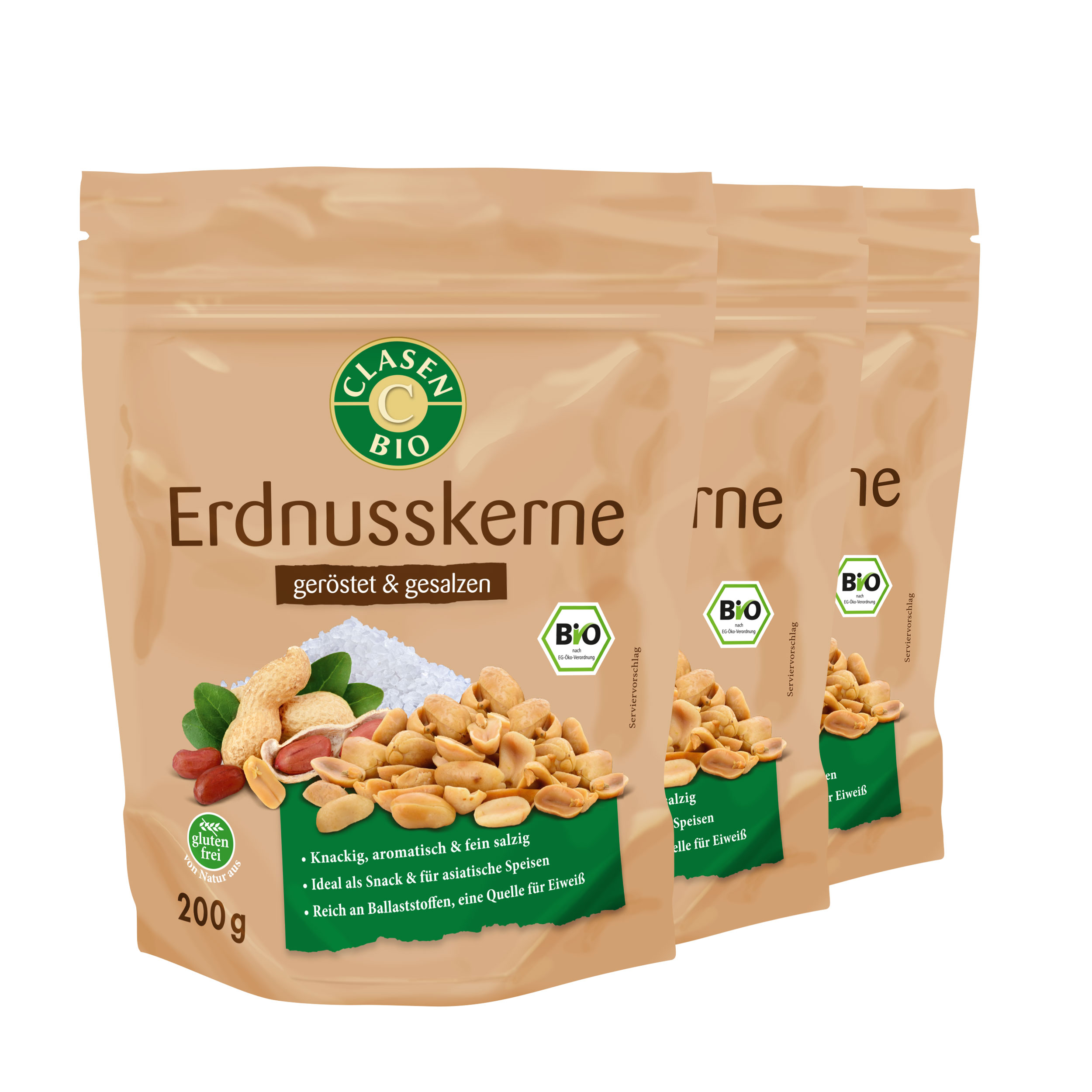 Bio Erdnusskerne (geröstet und gesalzen) Bio Erdnusskerne (geröstet und gesalzen)