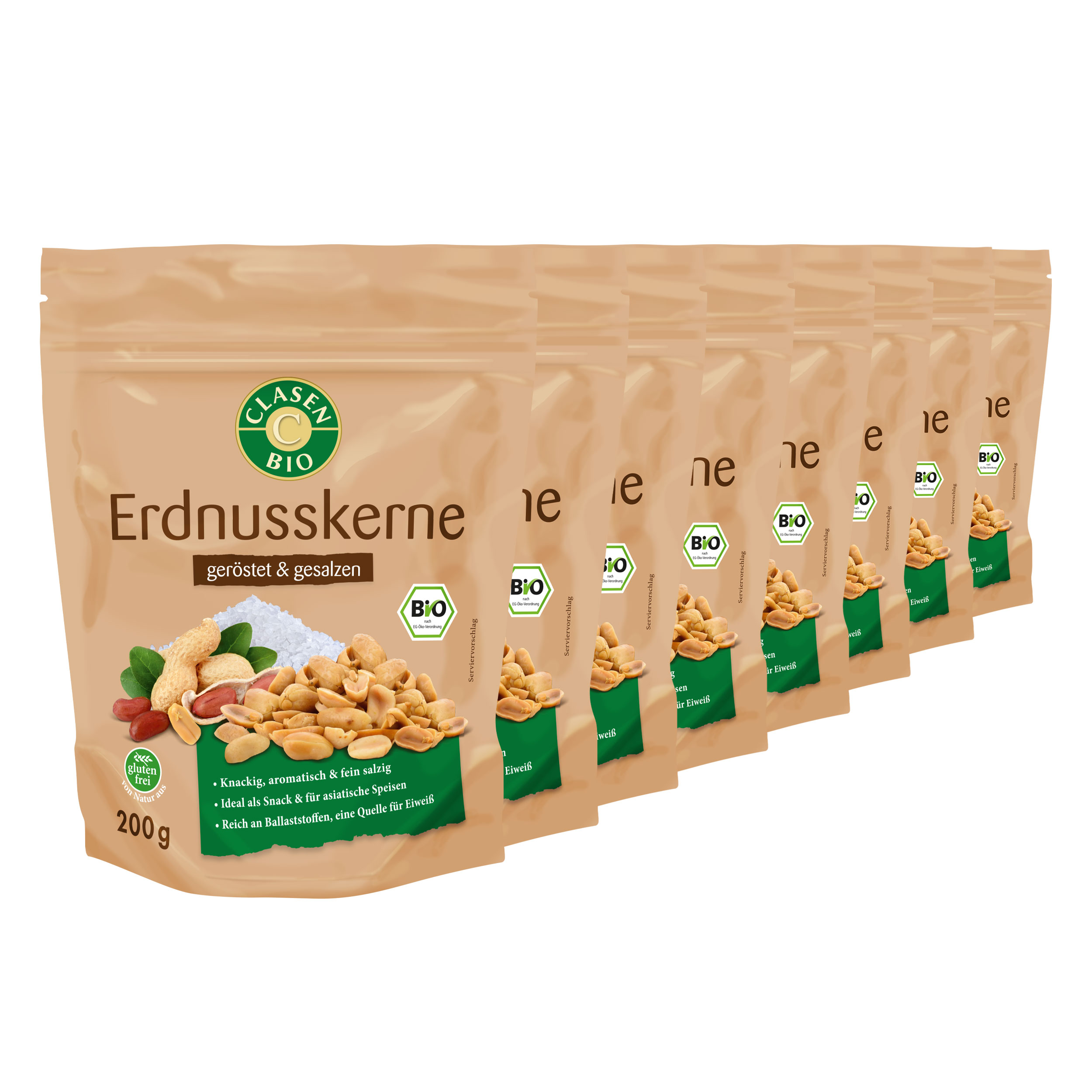 Bio Erdnusskerne (geröstet und gesalzen) Bio Erdnusskerne (geröstet und gesalzen)